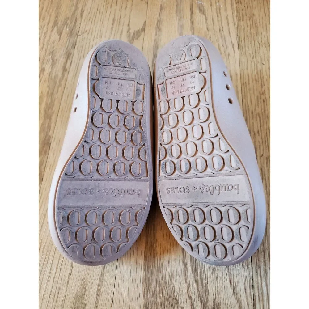 baubles + soles Girls 10 Kaia in Sand Shoes No Bauble/Charm GUC Discontinued